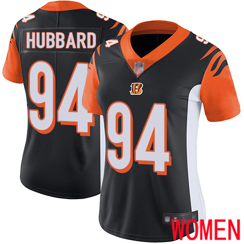 Cincinnati Bengals Limited Black Women Sam Hubbard Home Jersey NFL Footballl #94 Vapor Untouchable